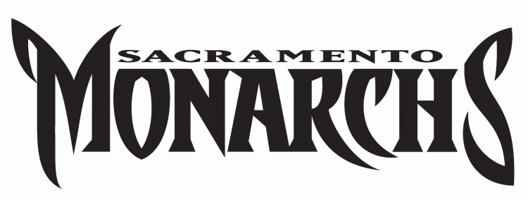 Sacramento Monarchs 1997-2010 Wordmark Logo iron on heat transfer